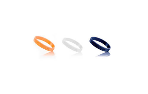 Набор браслетов силиконовых, размер S (белый, синий, оранжевый) HUSQVARNA, 3 шт. (5823327-02)
