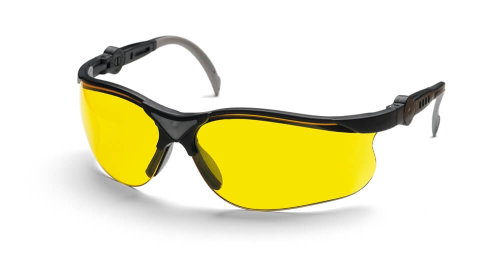 Очки защитные HUSQVARNA Yellow X работа при низкой освещенности (5449637-02)