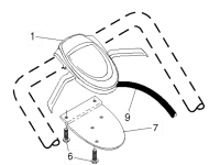 Панель управления в сборе HUSQVARNA 5810809-13 (5848261-01) для McCulloch M53-190AWFP