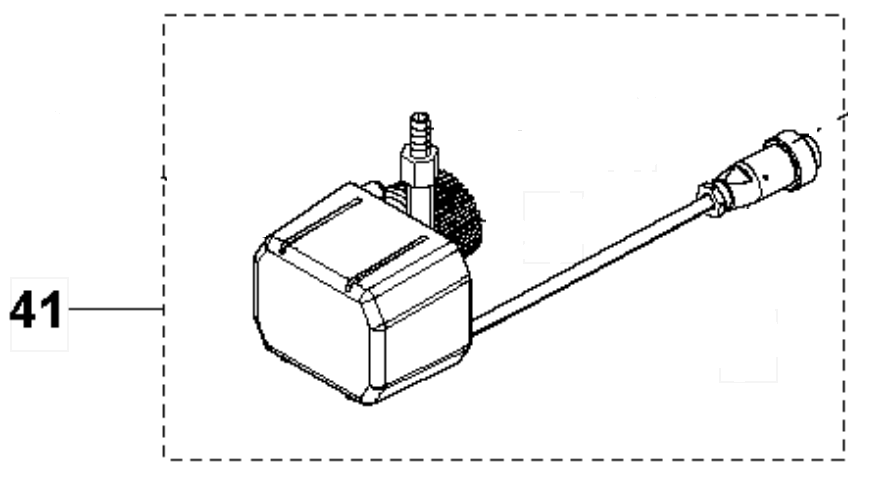 Помпа водяная HUSQVARNA 5874922-01 для камнерезных станков TS350E