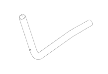 Руль, левая часть Husqvarna 5930697-01 для 143RII/236R