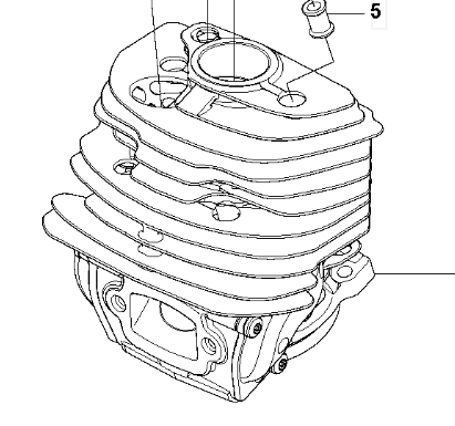 Поршневая группа Husqvarna 5753558-06 для 555