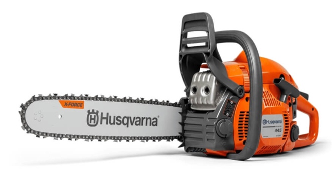 Бензопила Husqvarna® 445e II [38 см / 2,8 л.с / 5,1 кг]