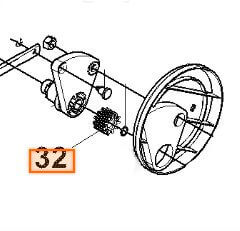 Шестерня привода колес Husqvarna 5443423-01 для LC48/348/53/353/LB48/348