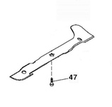 Нож для трактора McCULLOCH для CTH224T левый (5815179-01)