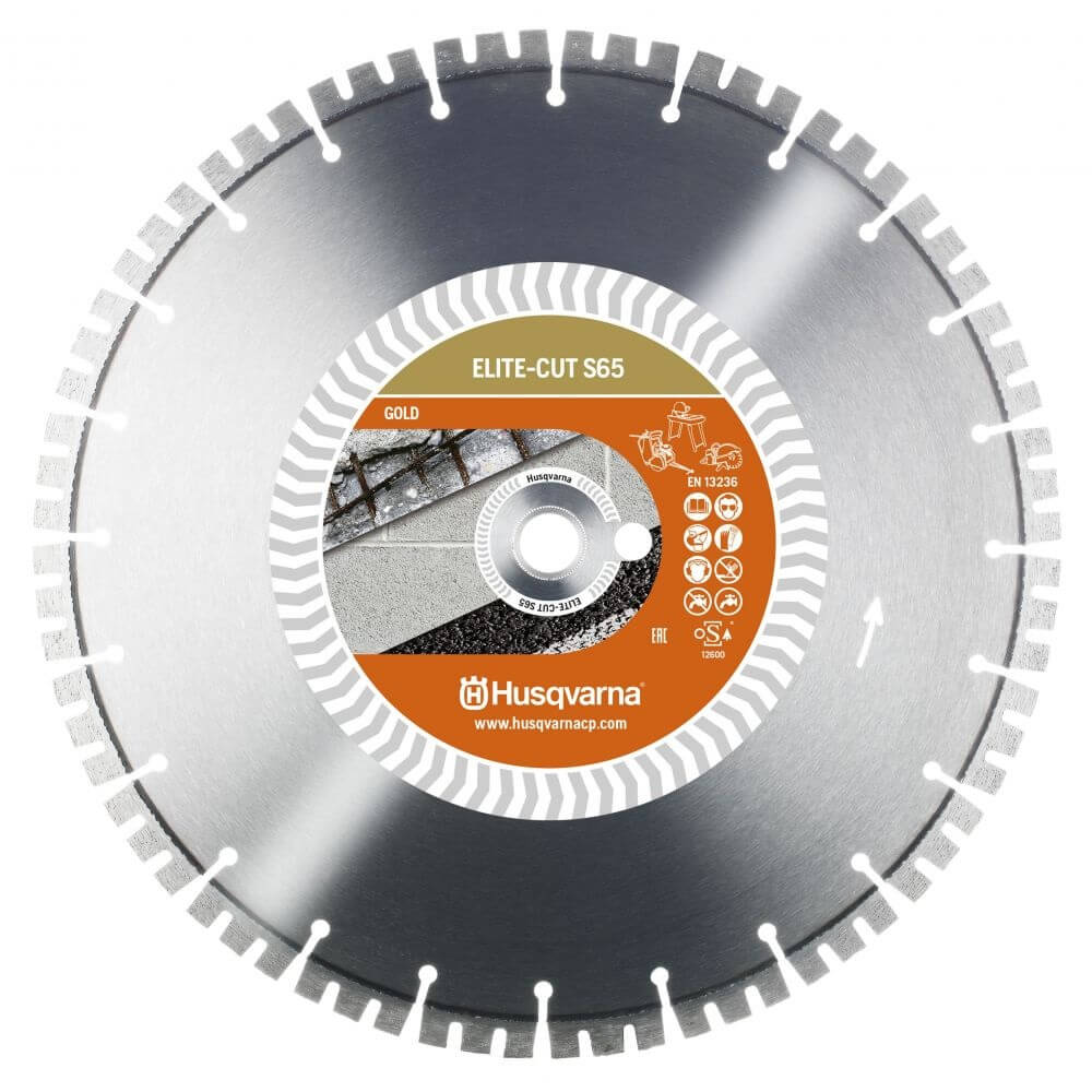 Диск алмазный Husqvarna ELITE-CUT S65 500х25.4мм железобетон (5798208-60)