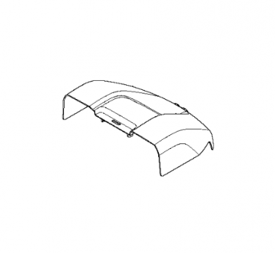 Кожух передний Husqvarna 5255624-01 для R316T