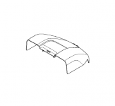 Кожух передний Husqvarna 5255624-01 для R316T