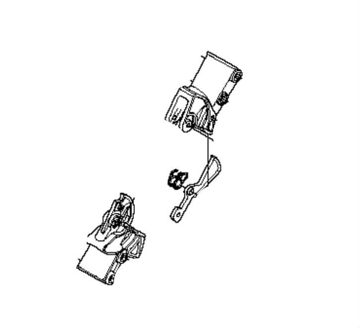 Механизм фиксации рукоятки Husqvarna 5742307-01 для LC48/53e