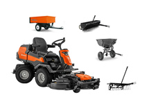 Райдер садовый HUSQVARNA R420TsX AWD с комплектом навесного оборудования (9676484-01 Акция)